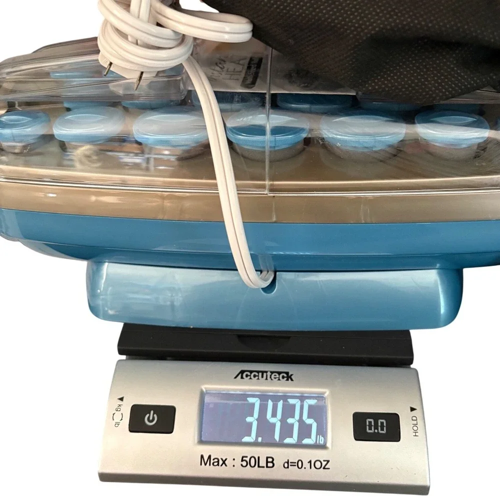 Conair Ion Shine Instant Heat Multi-Sized Rollers CHV26IX Blue 20 Piece Set